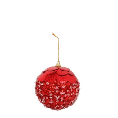 China Fashion Wedding Decoration Lights Christmas Colorful Simulation Diamond Decoration Globe Christmas Hanging Petals Modeling Ornaments for sale