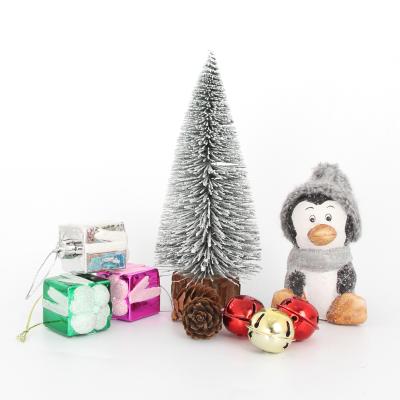 China Trendy miniature white Christmas tree with snow for sale