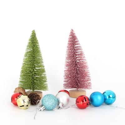 China Small Fashionable Indoor Wooden Christmas Table Tree for sale