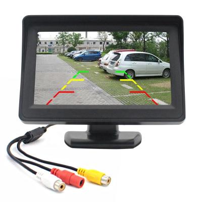 China Auto GPS DASHBOARD 2 in 1 Parking Color 4.3 Inch TFT LCD Car Monitor for sale