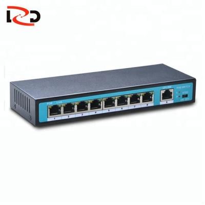 China PoE Data & Power Transmit 10/100m 8 Port Industrial Grade Unmanaged Ethernet Poe Switch 5v for sale