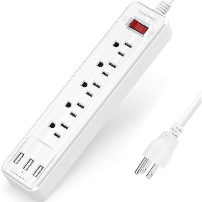 China 5 ports usb outlet 3 ac convenient high performance surge protector power strip china factory direct sales for sale