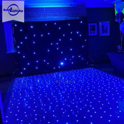 China Aluminum alloy+Acrylic china manufacturer portable starlit light led visual dance floor wedding dance floor for events for sale