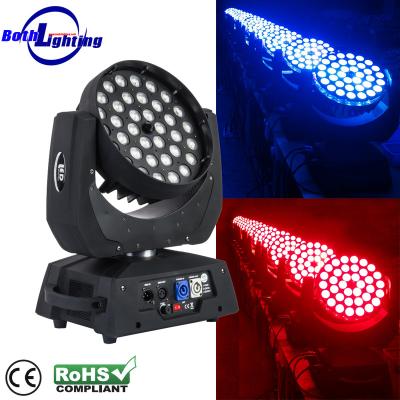 China Desk Beam Wash 36X10W Stage Light Circle Control Led Moving Head Light With Zoom for sale