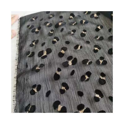 China Customized breathable yoryu 75d chiffon glitter fashion velvet flossing fabric for skirt for sale