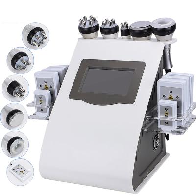 China Factory Price Cavitation Lipolaser Machine Radio Frequency Weight Loss Skin Bearing Body Slimming Machine. for sale