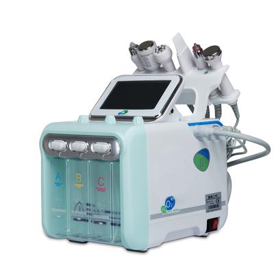 China 2022Factory W05X Pigment Removal And Oxygen Water Hydra WO5X- II Multifunctional Hydra Diamonds 6in1 H2O2 Microdermabrasion Facial Deep Cleansing Machine for sale