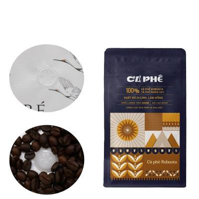 China Packaging Custom Small Plastic PE One Way Gas Valve Exhaust Ventilation Duct Air Degassing Coffee Valve For Kraft Paper Food Bag Packaging for sale