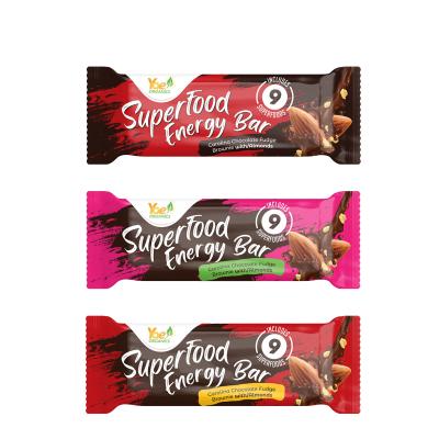 China Wholesale Recyclable Matte Custom Printed Mylar Food Wrap For Protein Bar Packaging for sale