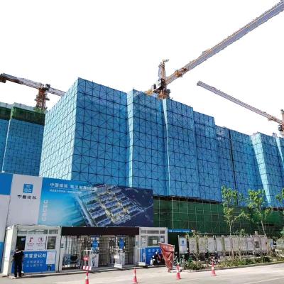 China Modern electric self-climbing scaffolding for skyscraper construction for sale