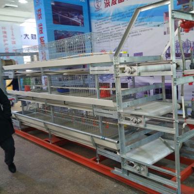 China 2021 Best Low Price Easily Clean Save Space Automatic Chicken Cages For Broiler for sale