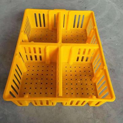 China Farms living chicken transport cage wholesale poultry chicken crate plastic chicken cage for sale