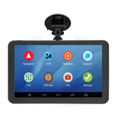 China G-Sensor 7 Inch Android GPS Car Truck Navigation 768M+16GB Capacitive Touch Screen Navigator 2020 Free Maps for sale