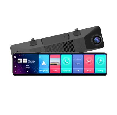 China Latest Android 8.1 G-sensor 12 Inch Car Dvr 4G ADAS Dual Lens 1080P VCR Rearview Camera GPS Dash Cam for sale