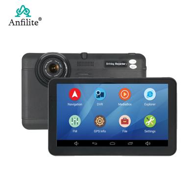 China 7 Inch Car Android Automotive GPS Navigation With Dash Cam MT8127 Quad-core CAR Gps Navigator /Europe Spain France UK Map for sale