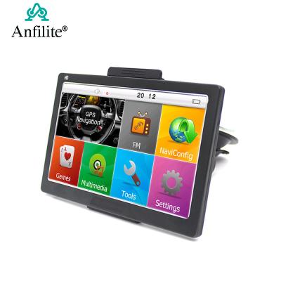 China Portable Truck Van Car Driving Gps Navigation 7 Inch 8GB 256M Capacitive Touchscreen Motorhome Motorhome Gps Navigator Europe Map Sat for sale