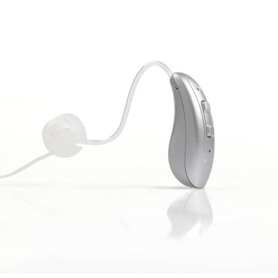 China Telecoil Factory Price Dual Ear Amplifier BTE Digital Rechargeable Hearing Aid JH-D26 for sale