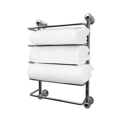 China Heater Brass Multi-Layer Towel Rack Towel Rack Towel Shelf Bathroom Rack for sale