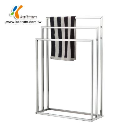 China BRIEF Floor Rack Chrome Plating Bath Standing Towel Rail for sale