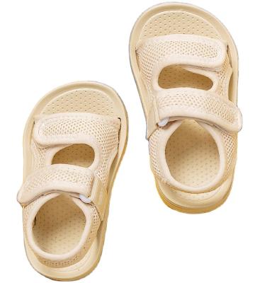 China 2021 summer baby and boy concise style breathable beach sandals with hook and loop 13-23 for sale