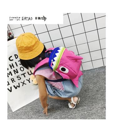 China 2021 Fashion Polyester Backpack Bags Children Kids Cheap Blue Pink Cartoon OEM Customized School Bag for sale