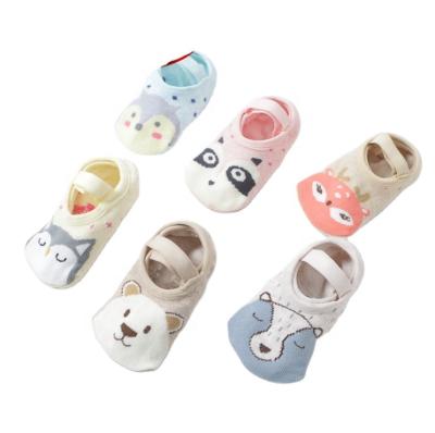 China Breathable Basic Style Non-slip Cute Animal Pattern Baby Socks for sale