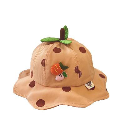 China Anti-ultraviolet Dobby Spring Summer Sunscreen Hat Boys And Girls Breathable Fisherman Hat for sale