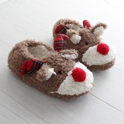 China 2020 hot sale slippers fashion trend FW slippers lovely fashion anti-slip Christmas elk trend for sale