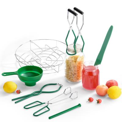 China Home Kitchen Jam Making Kitchen Tool 7 Sets Heat Insulation Can Clamp Basket Suit Canning Kits for sale