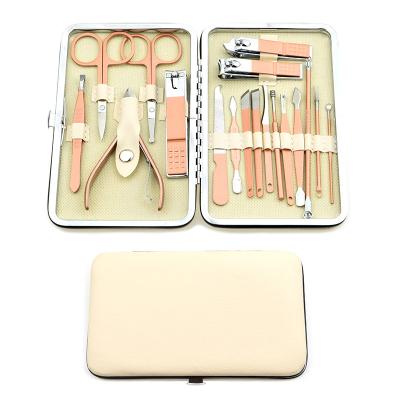 China 2020 New Products Stainless Steel Home Instrument Cheap Manicure Pedicure Set 18 PCs And For Wholesales For Women for sale