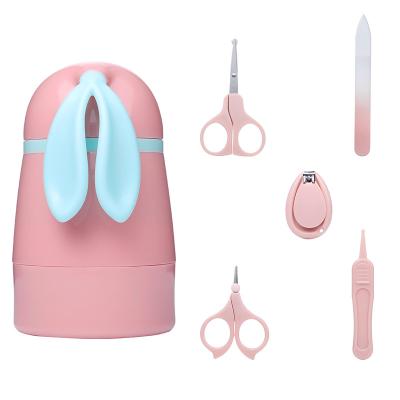 China Amazon baby care set free sample 2019 hotselling top sale baby manicure set nail clipper scissor hair brush baby care kit set brush in stock for sale