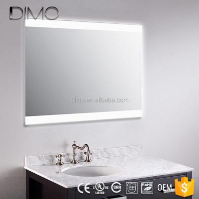 China ETL CE Fluorescent Wall LED Illuminated Bathroom Mirror Light Backlit Bath Mirror for sale