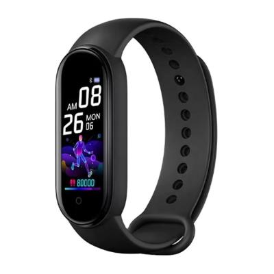 China Touch Screen Promotions Cheapest Price Smart Wristband Step Motion Meter Wristband Blood Pressure Band M5 for sale