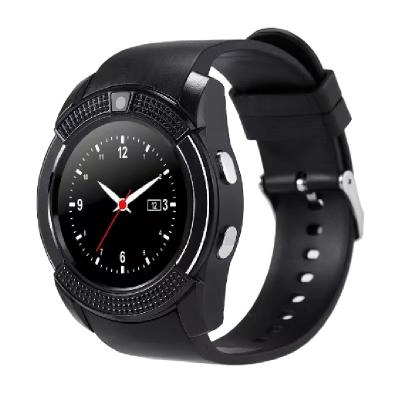 China Factory V8 detachable phone sim touch screen mobile phone BT phone call smart watch battery wholesale detachable phone watch for sale