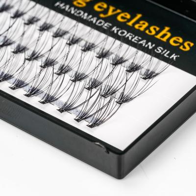 China Long Natural Russian Volume 10d Heat Bonded Lashes Fans To Make Your Own Private Label Lashes Different Eyelash Extensions for sale