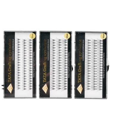 China 2021 Hot Selling 10D Natural Soft Heat Bonded Group Lashes Different Lashes For Eyelash Extension for sale