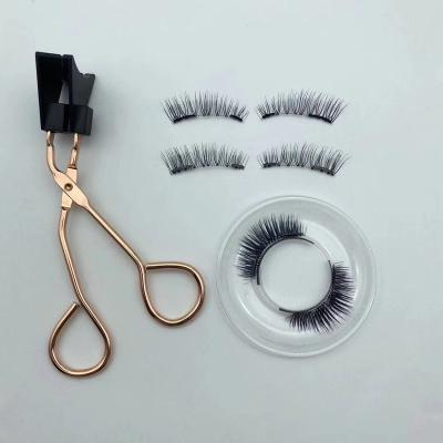 China 2021 New Arrival Magnetic Eyelashes 5 Magnet Magnetic Eyelash With Tweezers for sale