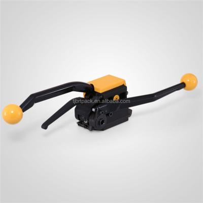 China machinery & Hardware Easy Operate Sealless Manual Tool Buckle Free Handheld Steel Strapping Machine For Strap for sale