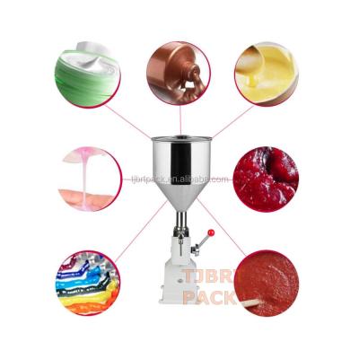 China CLOTHING 5ml manual cosmetic/paste liquid /sausage filling machine into 50ml liquid filler 40 liquid bottles per drink tiny water for sale