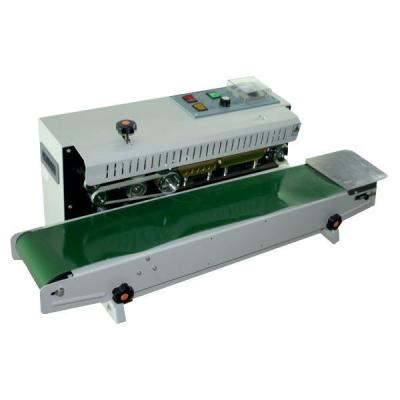 China CLOTHING Continuous Table Top Tape Sealer Sealing Machine For Plastic Bag for sale