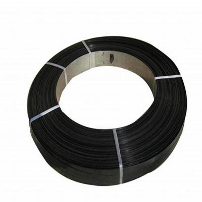 China Machine Packing 16mm 19mm Black Metal 32mm Pack Band Steel Steel Packing Strapping Straps For Wax Strap Rolls Packing Band for sale