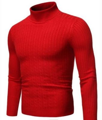 China 2022 New Product Anti-wrinkle men's turtle neck solid color sweater men's long sleeve thin sweater luxury sweater men for sale