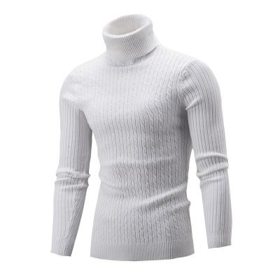 China 2022 Anti-Wrinkle New Product Men Turtle Neck Solid Color Sweater Men's Slim Long Sleeve Sweater For Men Custom for sale