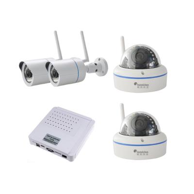 Chine Le KIT 720P de l'appareil-photo DVR de dôme du franc 4CH Wandal imperméabilisent le KIT sans fil de système de sécurité de Wifi d'appareil-photo à vendre