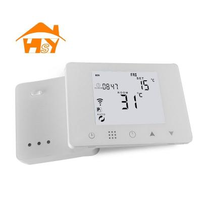 China Modern Touch Screen Wall Hung Gas Water Heater Thermostat With Wireless Remote Control And Wifi Control for sale