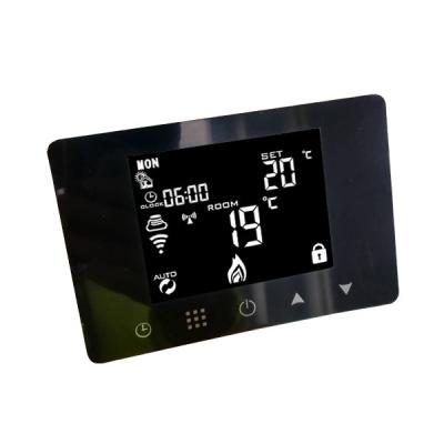 China Modern Digital Gas Boiler Heating Wireless Wifi Thermostat for sale