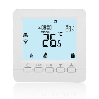 China Modern Electric Floor Heating 6 Languages ​​App Wifi LCD Display Thermostat for sale