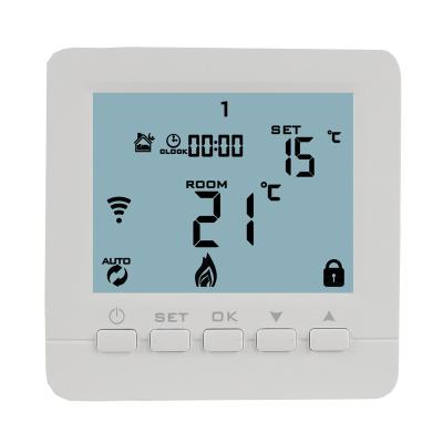 China Modern Smart Digital Temperature App Control Heating Wifi Thermostat For Floor Heater for sale