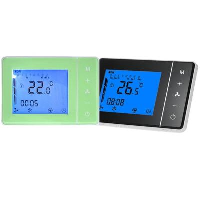 China Modern Hotel Room Thermostat HVAC 220v Cooling Temperature Controller With Keycard Function for sale