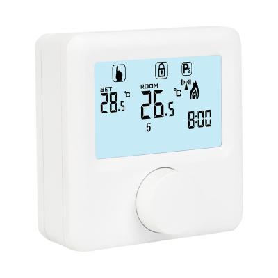 China Digital Wall Hanging Gas Boiler Modern Home Programmable Thermostatic Hot Water Temperature Controller for sale